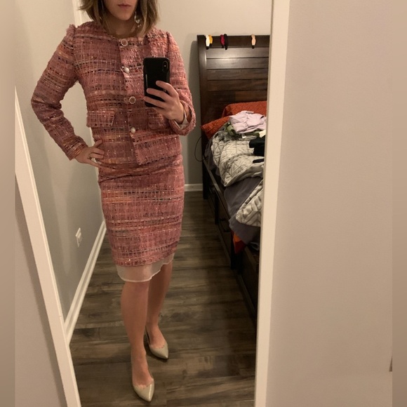 party yan studio Dresses & Skirts - "Chanel-vibe" suit barbiecore